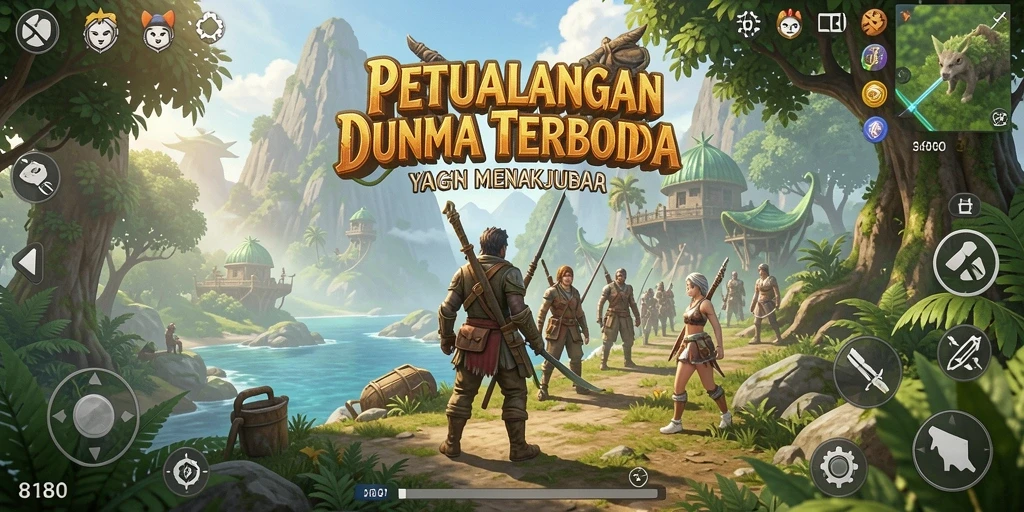 Tampilan berbeda dari gameplay seru di dunia terbuka.