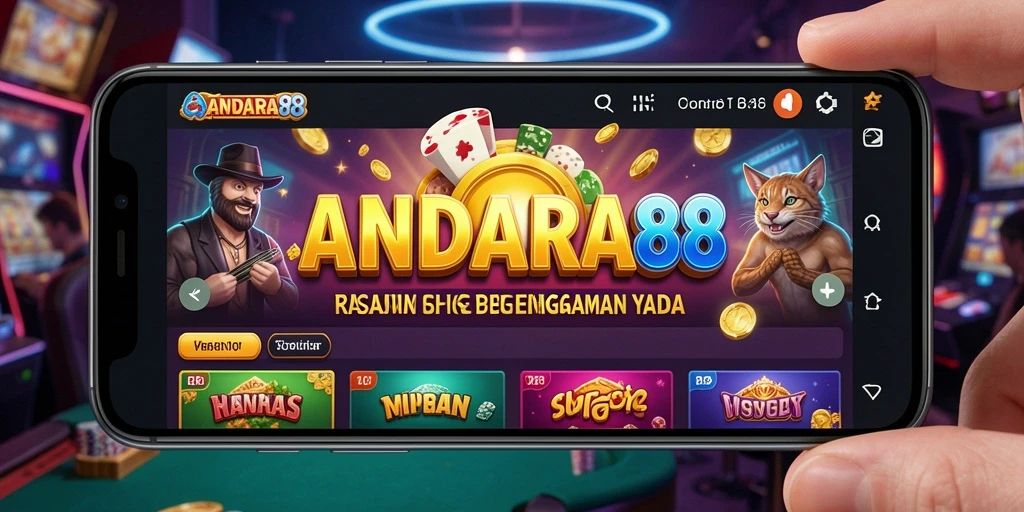 Tampilan gameplay menarik di ANDARA88 yang menggugah semangat kasino.