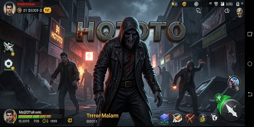 Gameplay mencekam HQTOTO dengan atmosfer Horror yang menakutkan.