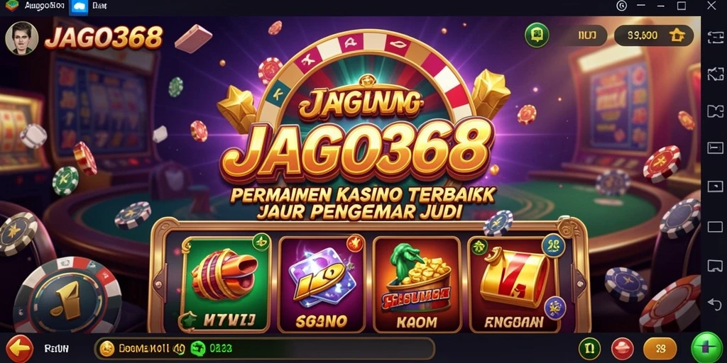 Screenshot gameplay JAGO368 menampilkan suasana Kasino yang menegangkan.