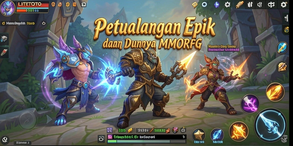 Tampilan gameplay <strong>LITETOTO</strong> yang epik dan penuh aksi.