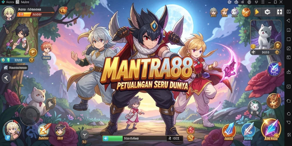Screenshot gameplay MANTRA88 yang menakjubkan dan penuh aksi.