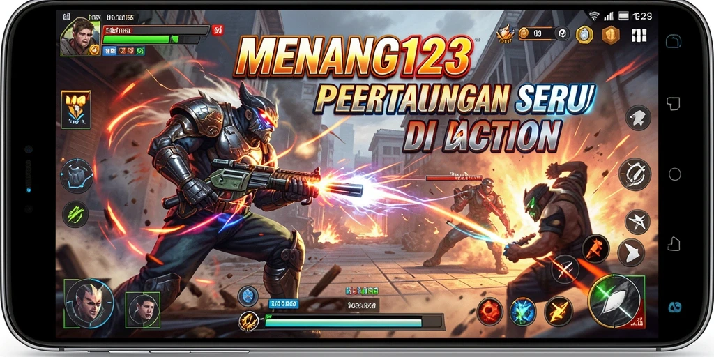 Tampilan aksi seru dari gameplay MENANG123 yang penuh tantangan.