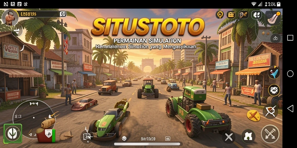 Tampilan gameplay menarik dari SITUSTOTO yang menunjukkan aksi simulasi.