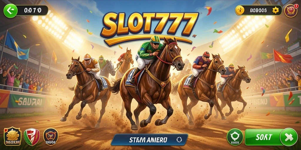 Tampilan menarik dari balapan di SLOT777 dengan kendaraan berkecepatan tinggi.