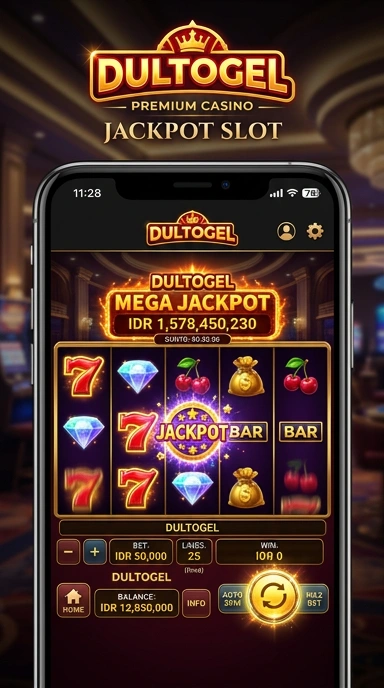 Tampilan antarmuka aplikasi dultogel yang intuitif.